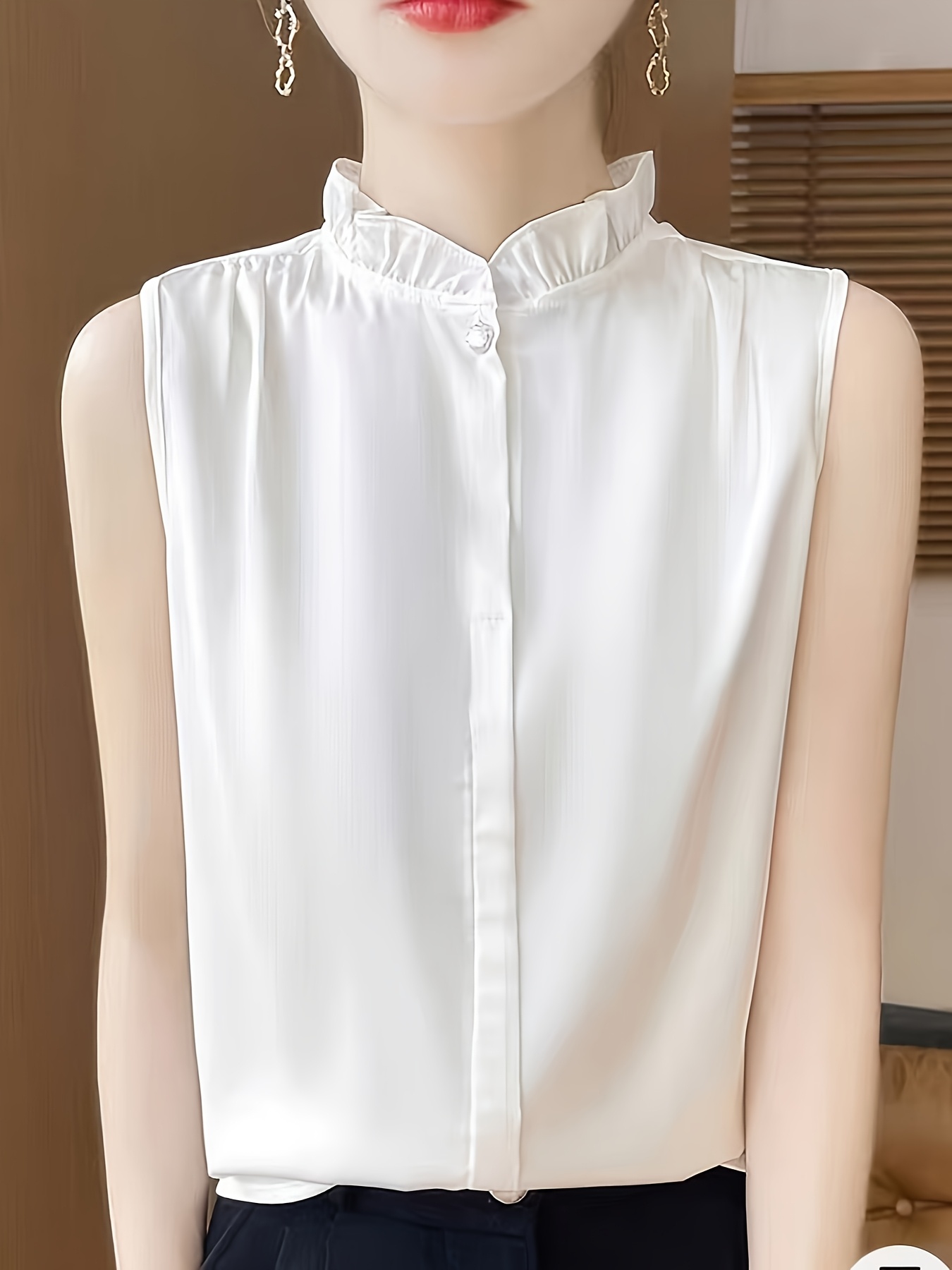 Blusas Elegantes Blusas De Moda Con Vuelos Camisa Blanca Blusas