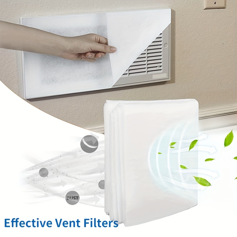 merv13 complete air vent filters kit 120 x 20 electrostatic media electrostatic ventilation filter for hvac heated intake air conditioning grilles reduces pm2 5 dust pet hair