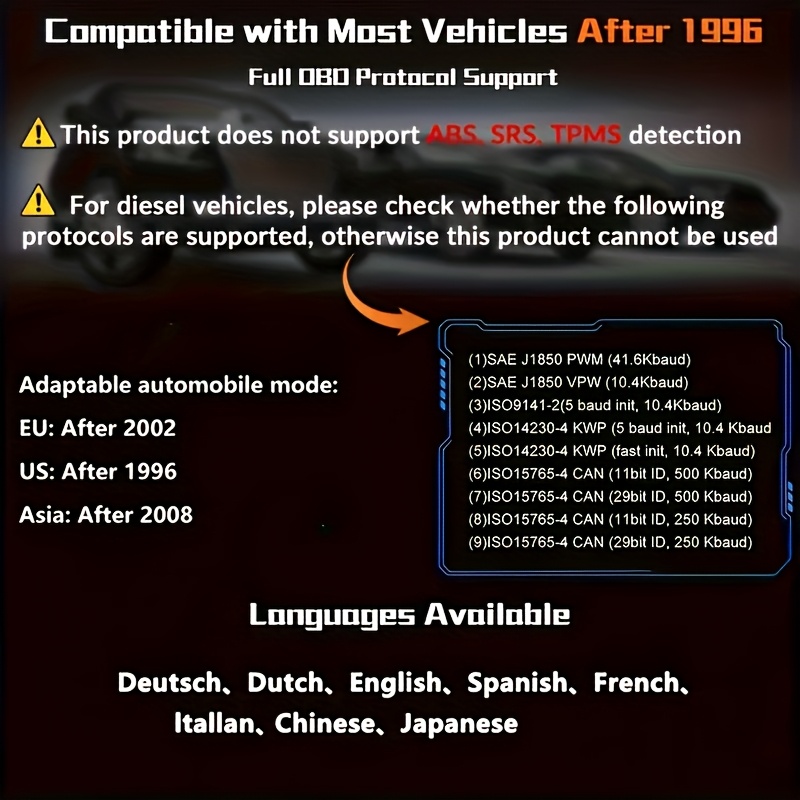2025 v519 professional   scanner usb powered real time data diagnostic tool suitable for most car engine fault light   no battery required Product details 9
