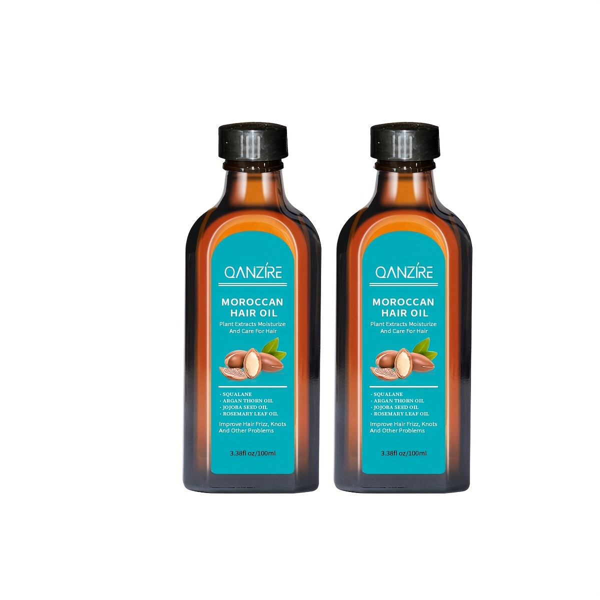 Image of 2pcs Moroccan Hair Oil, Moisturizing Argan Oil For Normal Hair, Argan Oil Is A Great Holiday Gift