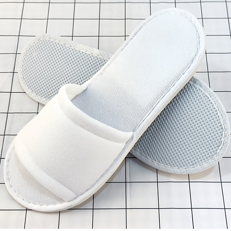 TEMU Pantuflas de Hotel de Cadena al por Mayor B&B para Invitados, Corcho, Gruesa, Antideslizantes, Desechables, B&B, de Baño, de , Pantuflas