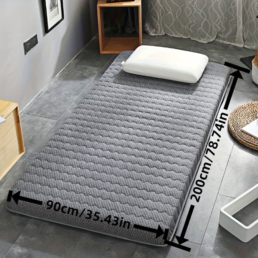TEMU Folding Mattress - Floor Mat - Comfortable And Durable - Easy To Store, Full-size Mattress, Foldable Mattress, Thin Mattress Top Layer, Fleece