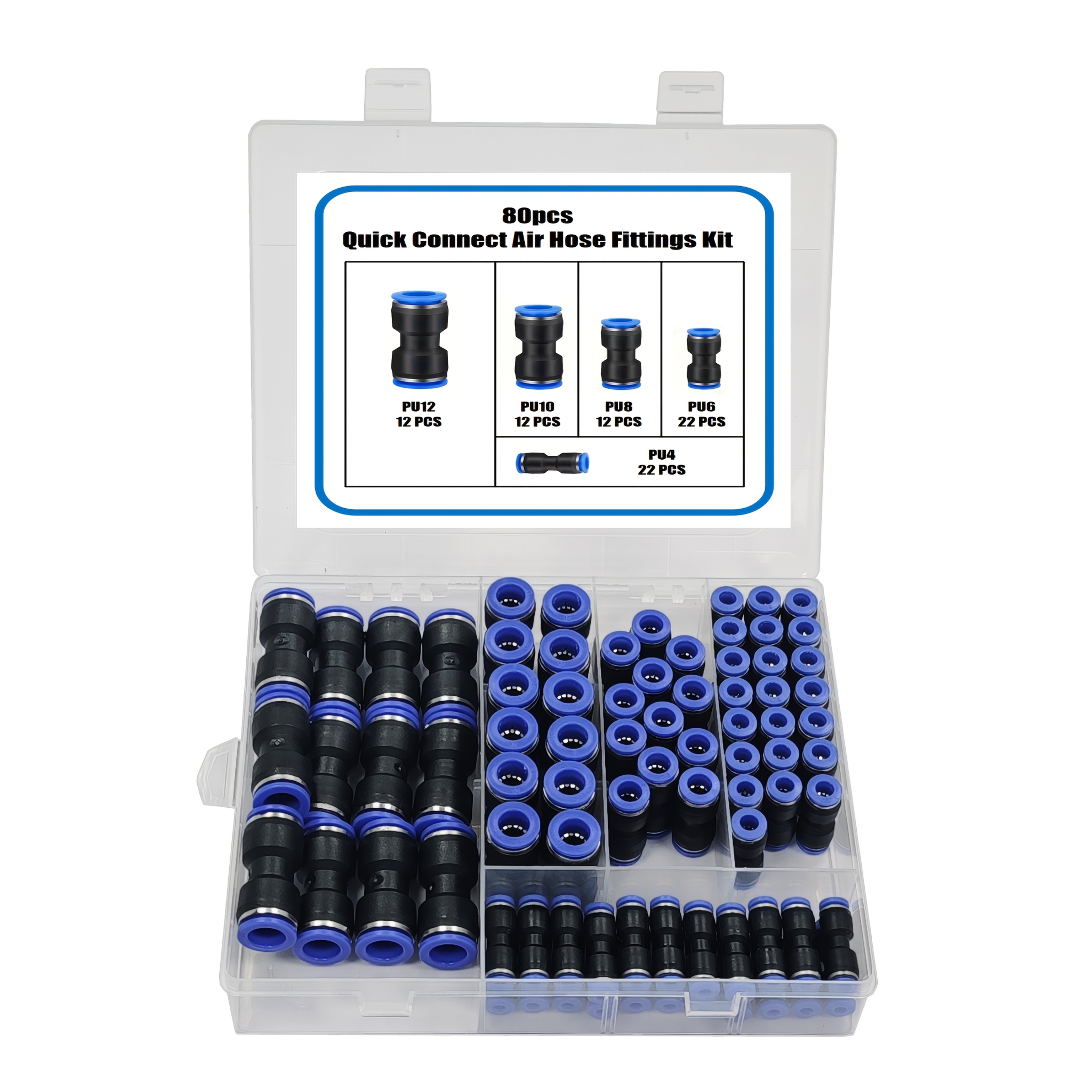 Aazon.co: The Push In Quick Touch To Connect Fitting 1/4" OD Tube X 1