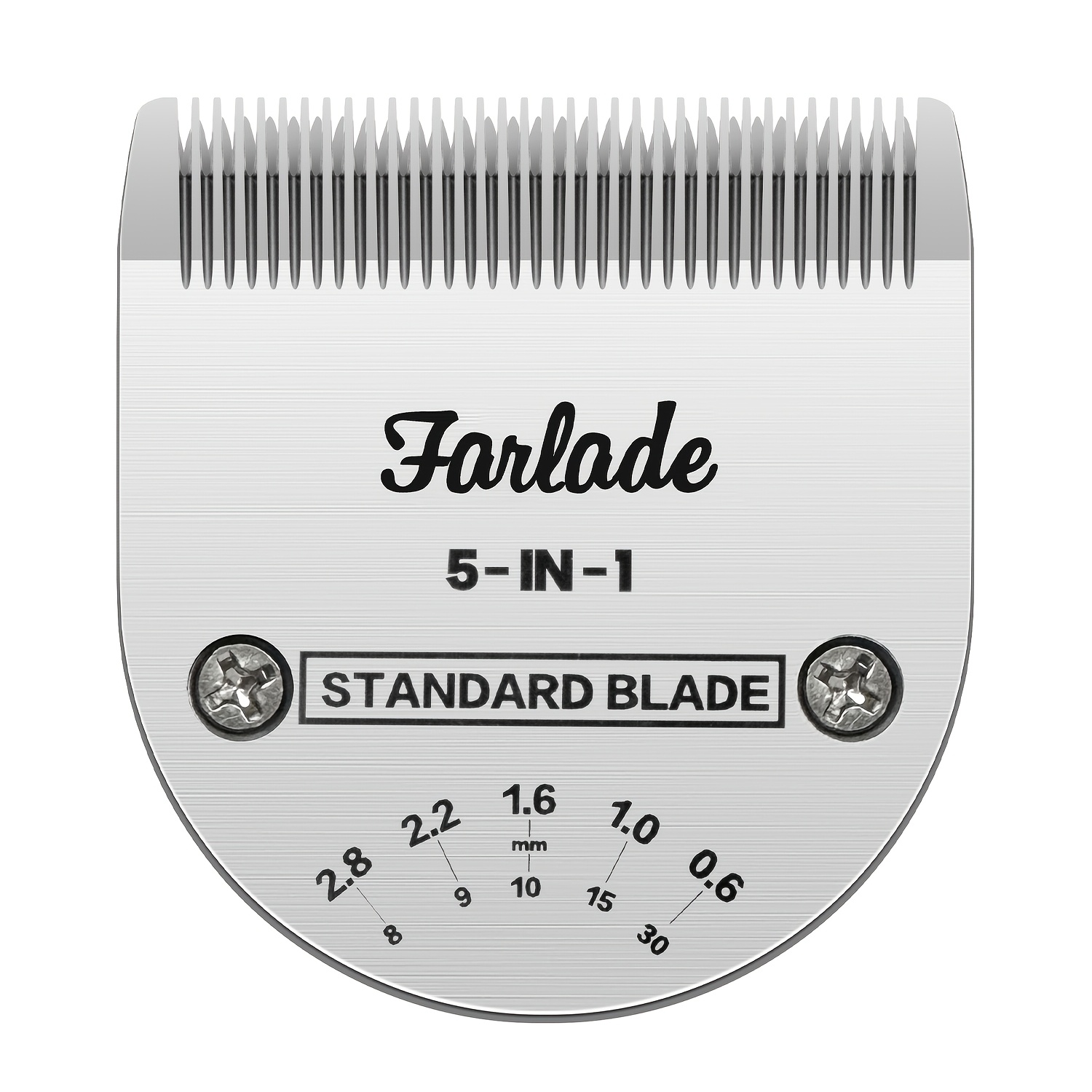 Image of Farlade Professional Animal Adjustable Pet Dog Grooming Clipper Blade Compatible With Professional Animal Blade , , Chromado, Creativa, Figura, And Motion Pet, Dog, And Horse Clippers