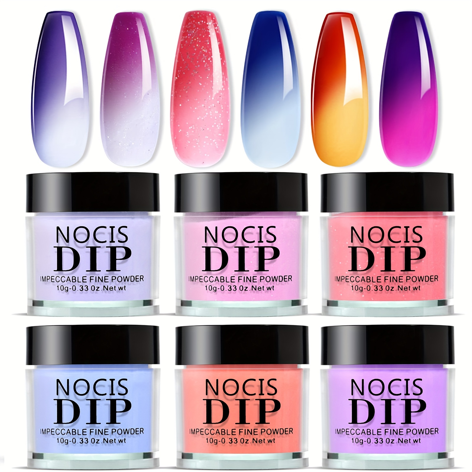 6 коробок/комплект набор для ногтей с готовой порошковой пудрой горячий розовый цвет ногтей финские цвета порошка для ногтей без нужды в лампе, как   гель-лака, гладкое и гладкое покрытие подробные сведения 0