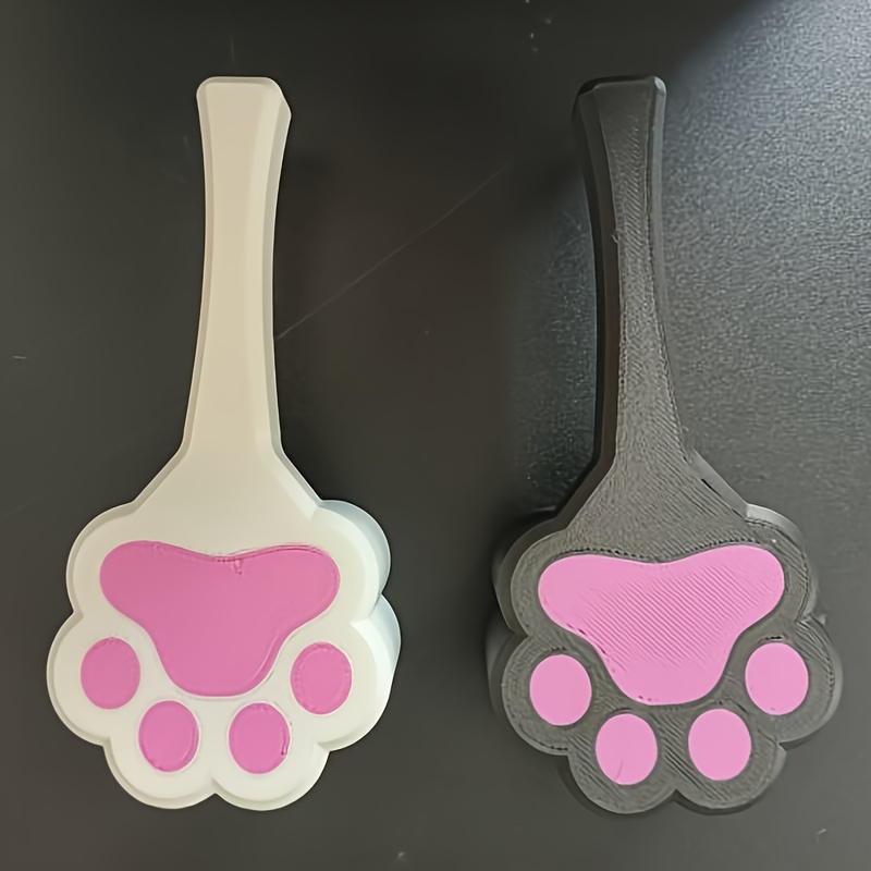 cat paw shaped durable plastic   moisture proof easy to clean ergonomic handle for precise portioning ideal for pet feeding cat   pet feeding accessory   design   material comedero gato kattenvoerbak Product details 2