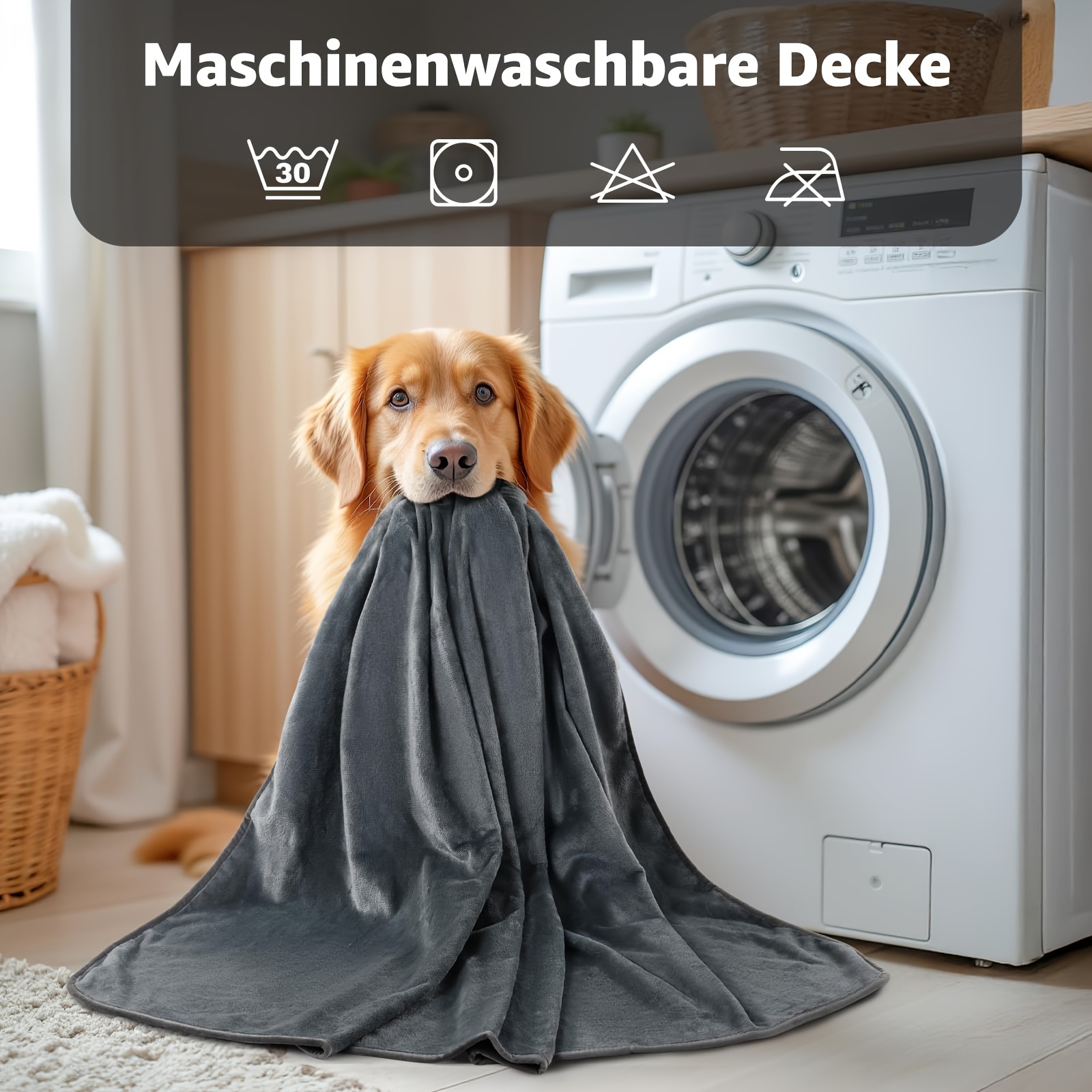 E-shop LOOBANI Bettdecke: Beide Seiten verwendbar mit weicher Flanell Doppelbettdecke, Größe 229cm * 203cm/205cm * 153cm Auslaufsicherer Bezug/