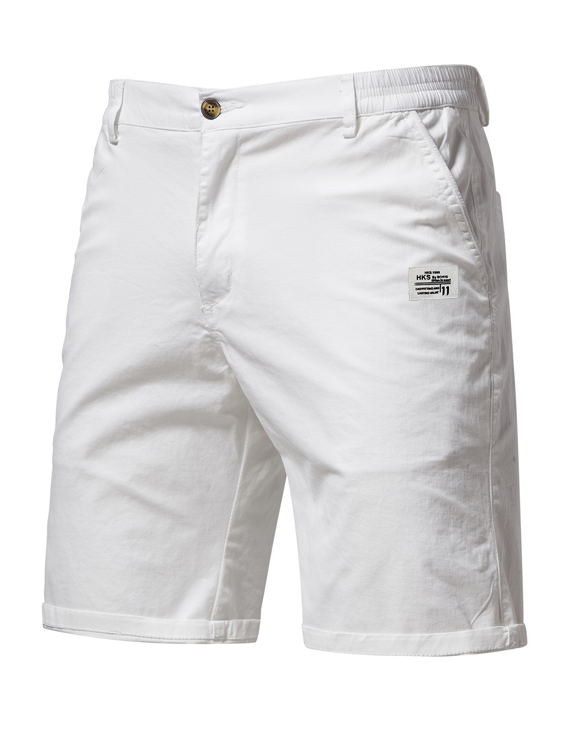 Shorts Herren Weiss Cargo Cargo Shorts Für Herren Elastisch, Mit