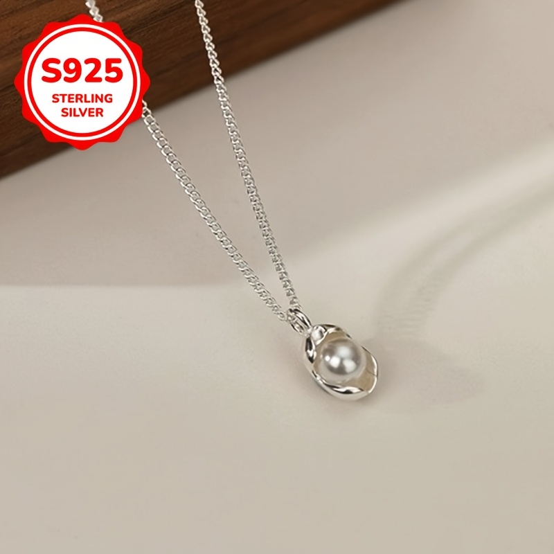 925 Silver Freshwater Pearls Pendant Necklace