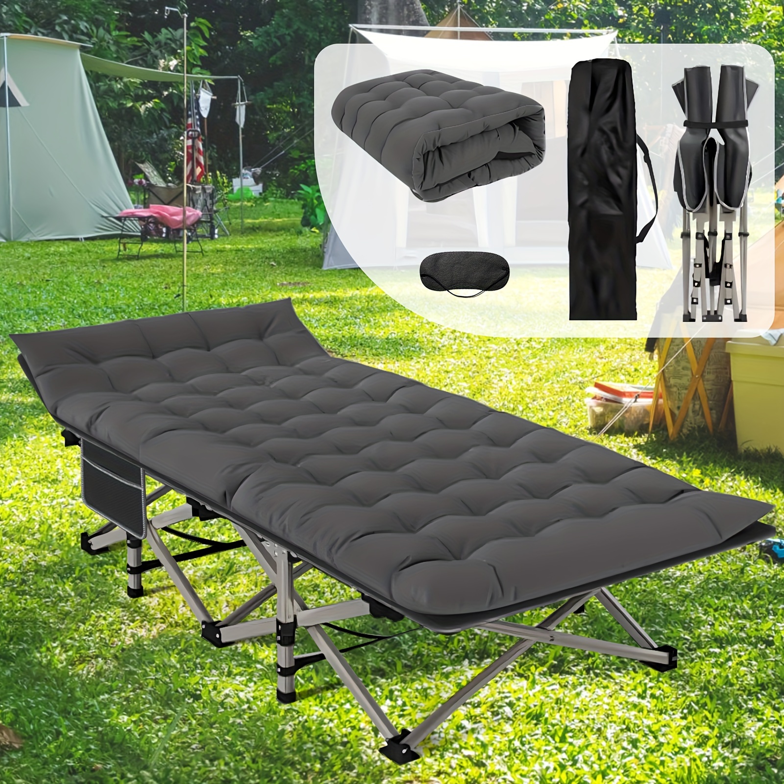 Camping Cot, Folding Camping Cots For Adults 