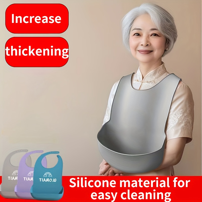 TEMU Adult Bib, Elderly Food Bib, 3d Food Bib, Food Bib
