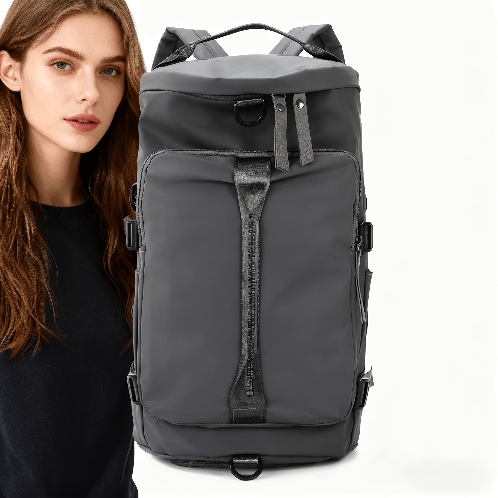 Travel Bag, Luggage Bag, Anti-Theft Multi-Pocket Laptop Bag, Portable Bag, Weekend Travel Bag, Durable Commuting Daily Backpack