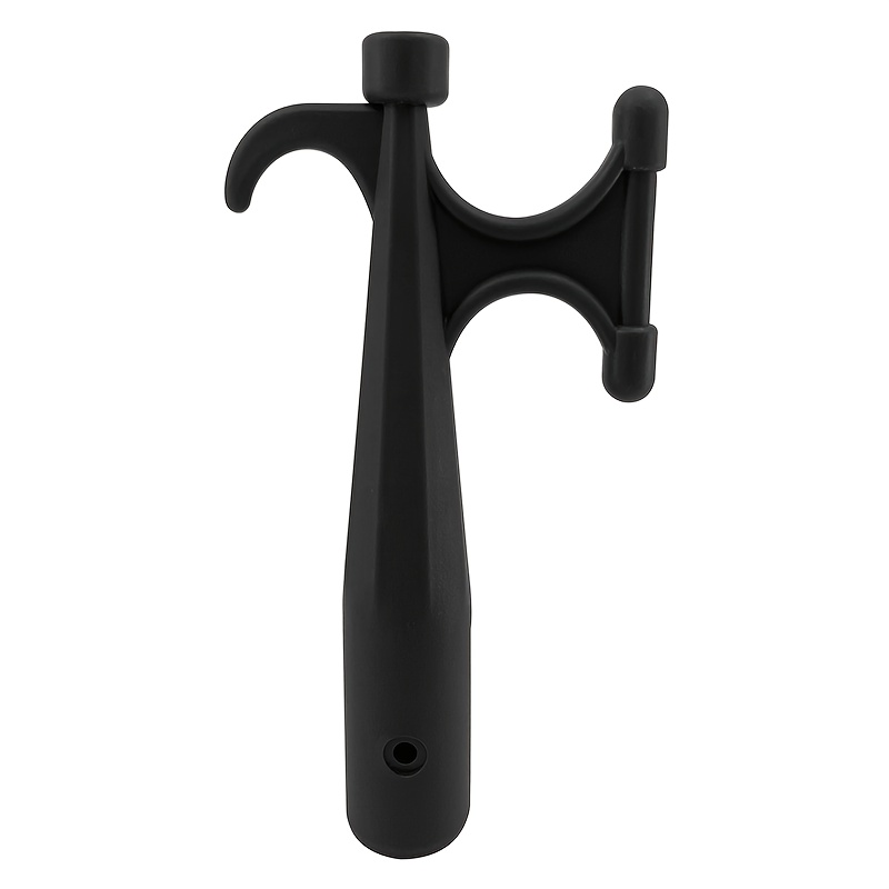 TEMU 1 stuk Grijze Nylon Dubbelzijdige Bootbijl, 25mm/1inch Kajak Opblaasboot Reddingsboot Sleephaak, Dubbele Haak Maritieme Stopbijl Sleephaak