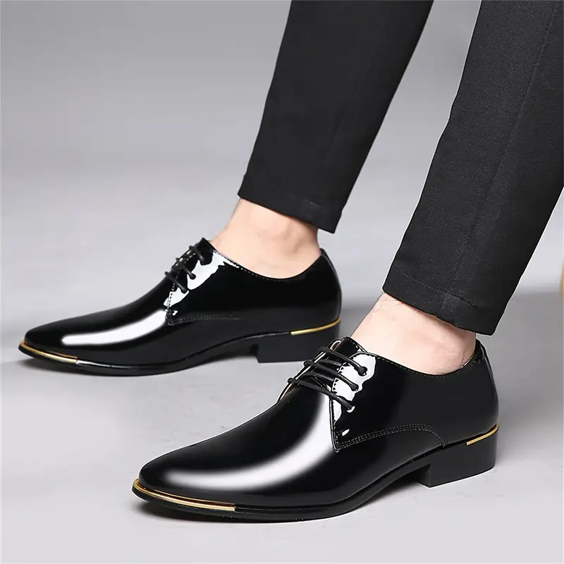 mens sleek business casual shoes versatile slip on loafers with durable details 3