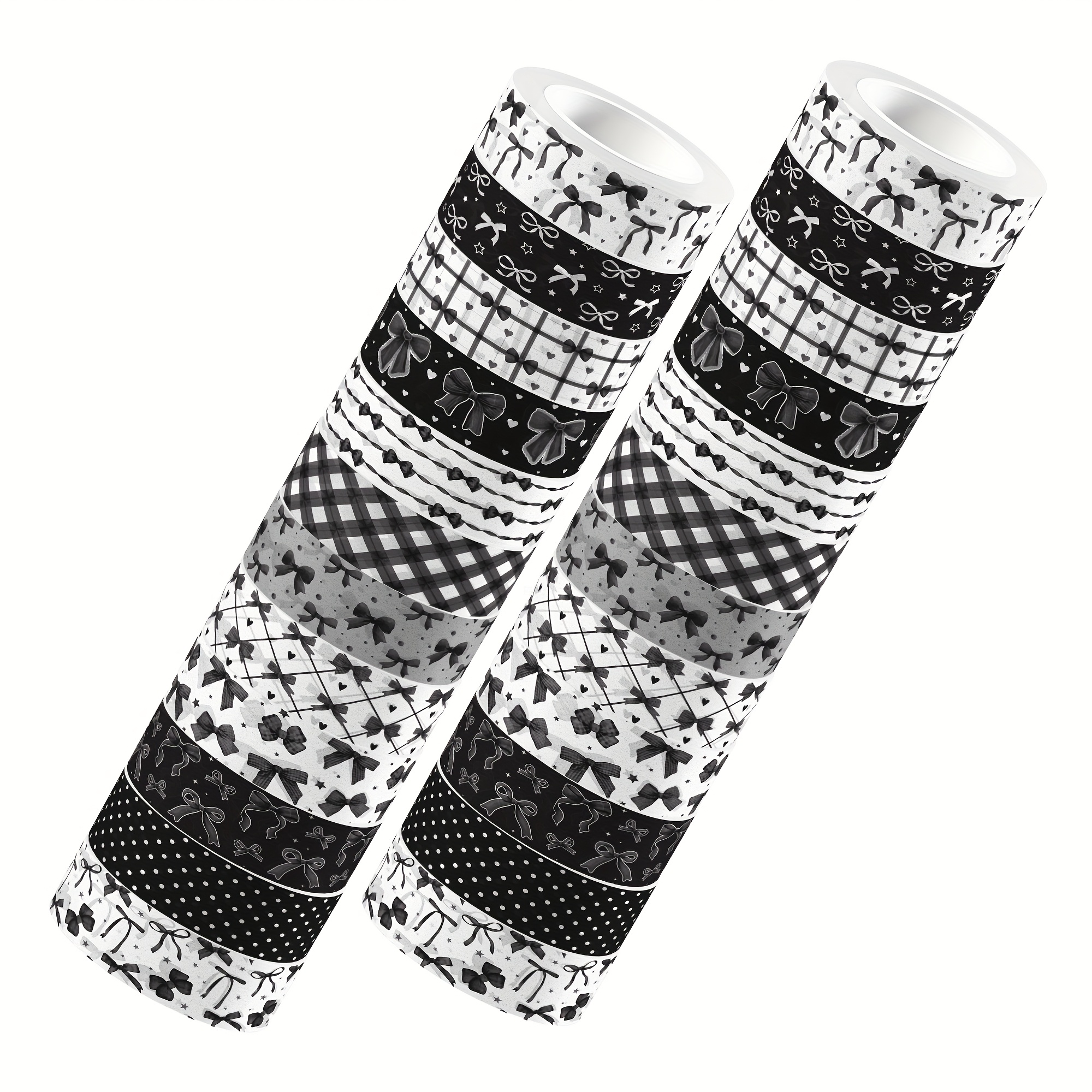 Image of Black Bow Masking Tape Paper Sticker Washi Tape To Hand Booksor Dly Decorations