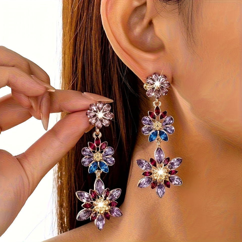 Image of A Pair Of Japanese And Korean Light Luxury Casual Women's Earrings