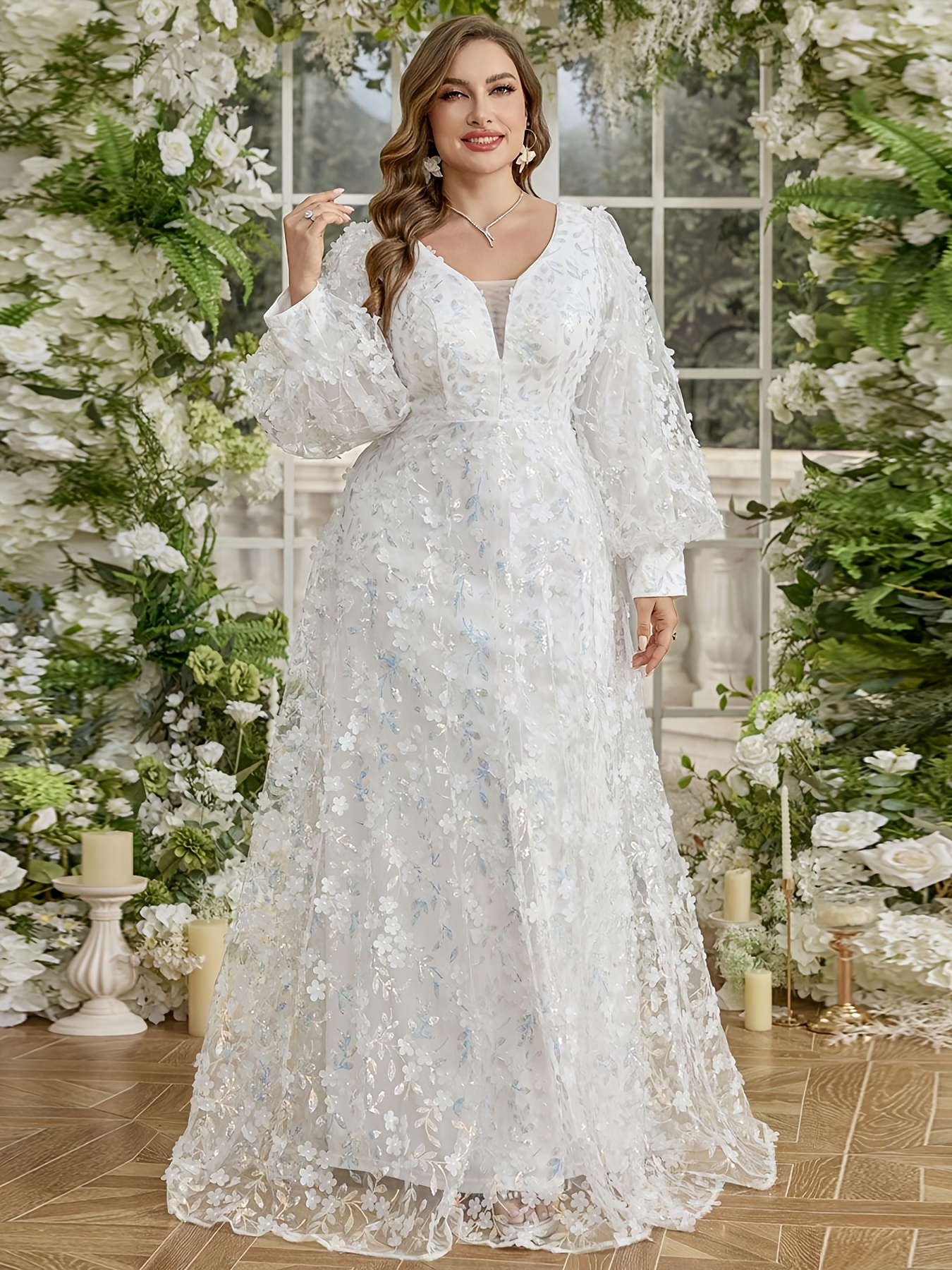 plus size cut womens plus size v neck lace princess - Temu Mauritius