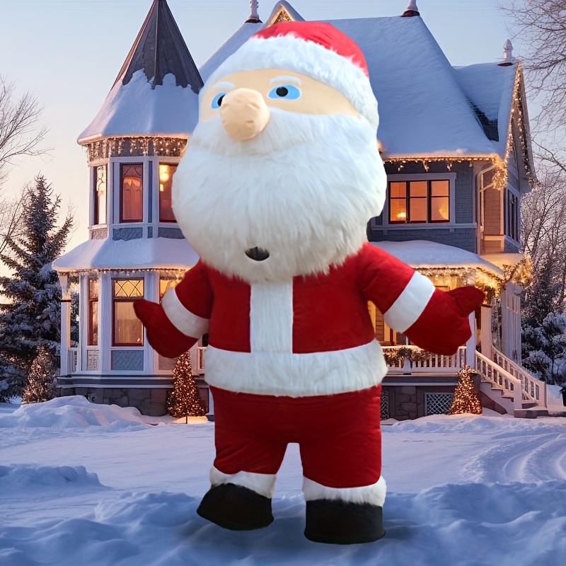 Giant Santa Claus Inflatable Costume, Christmas * Surprise Set, New Year's  Gift, Holiday Supplies, Christmas Eve Santa Claus Inflatable Figure Costume  Character * Prop, Christmas Promotional Event ...