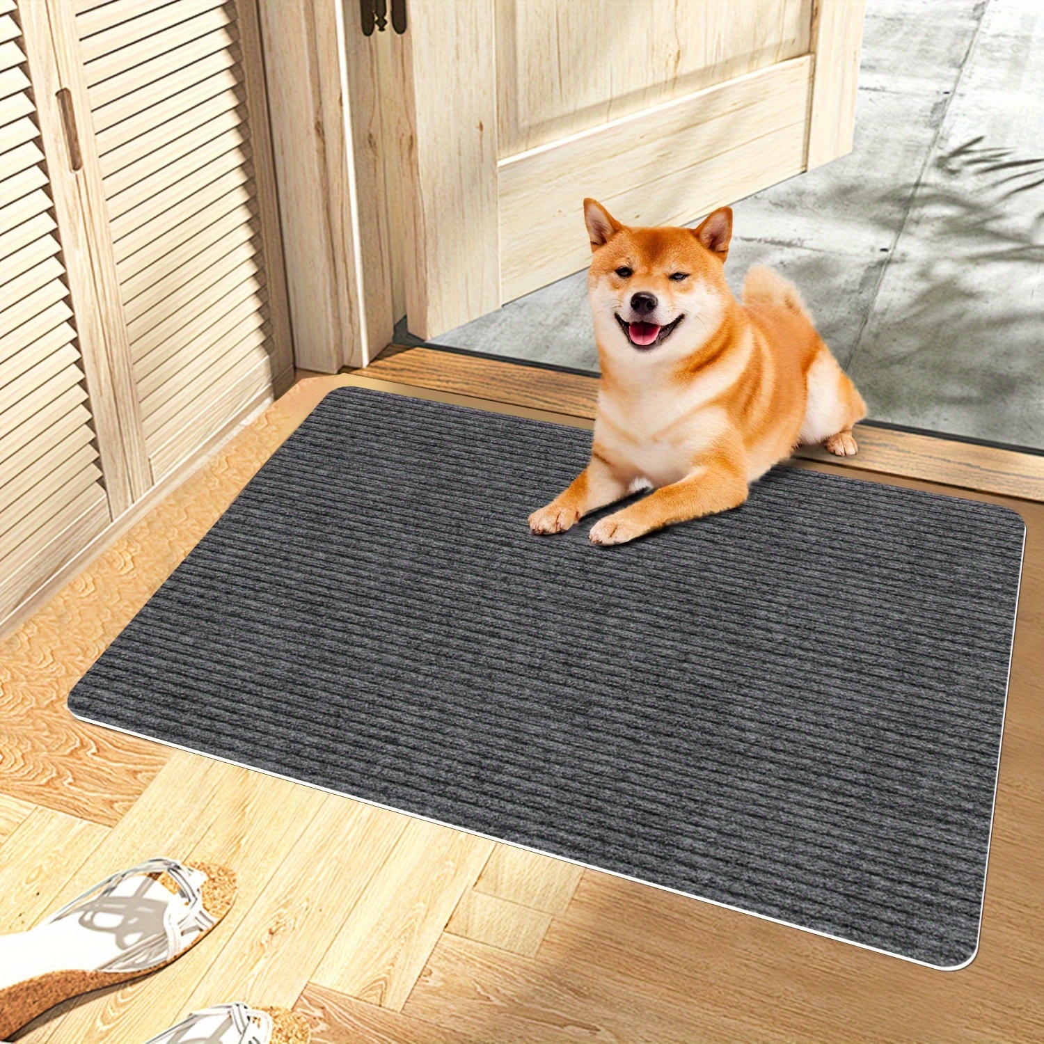 

Tapis de Porte Ultra-Absorbant Antidérapant 1pc - , Lavable en Machine pour la Poussière, & le Sable - Parfait pour Principale, Arrière, , &