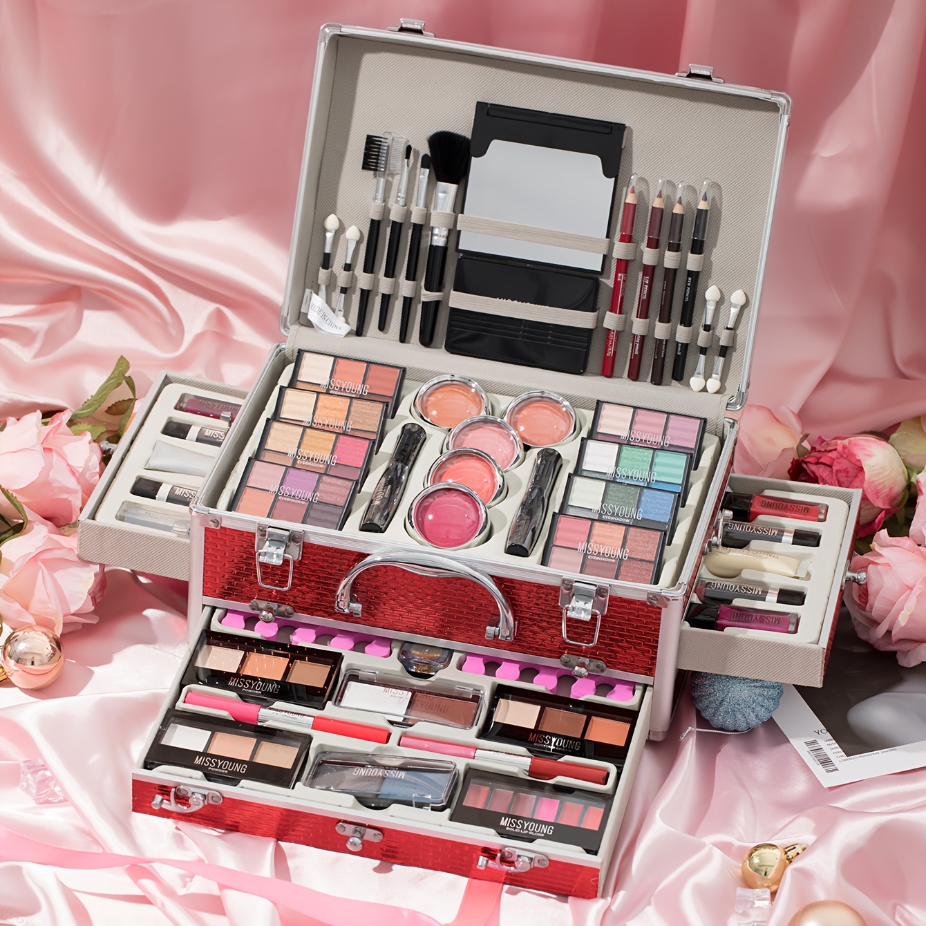 new years gift cosmetic set gift box in one makeup full set - Temu