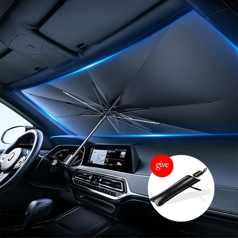 

Premium Titanium Silvery Car Sun Visor - Uv Protection & Heat Insulation, Foldable For , Models