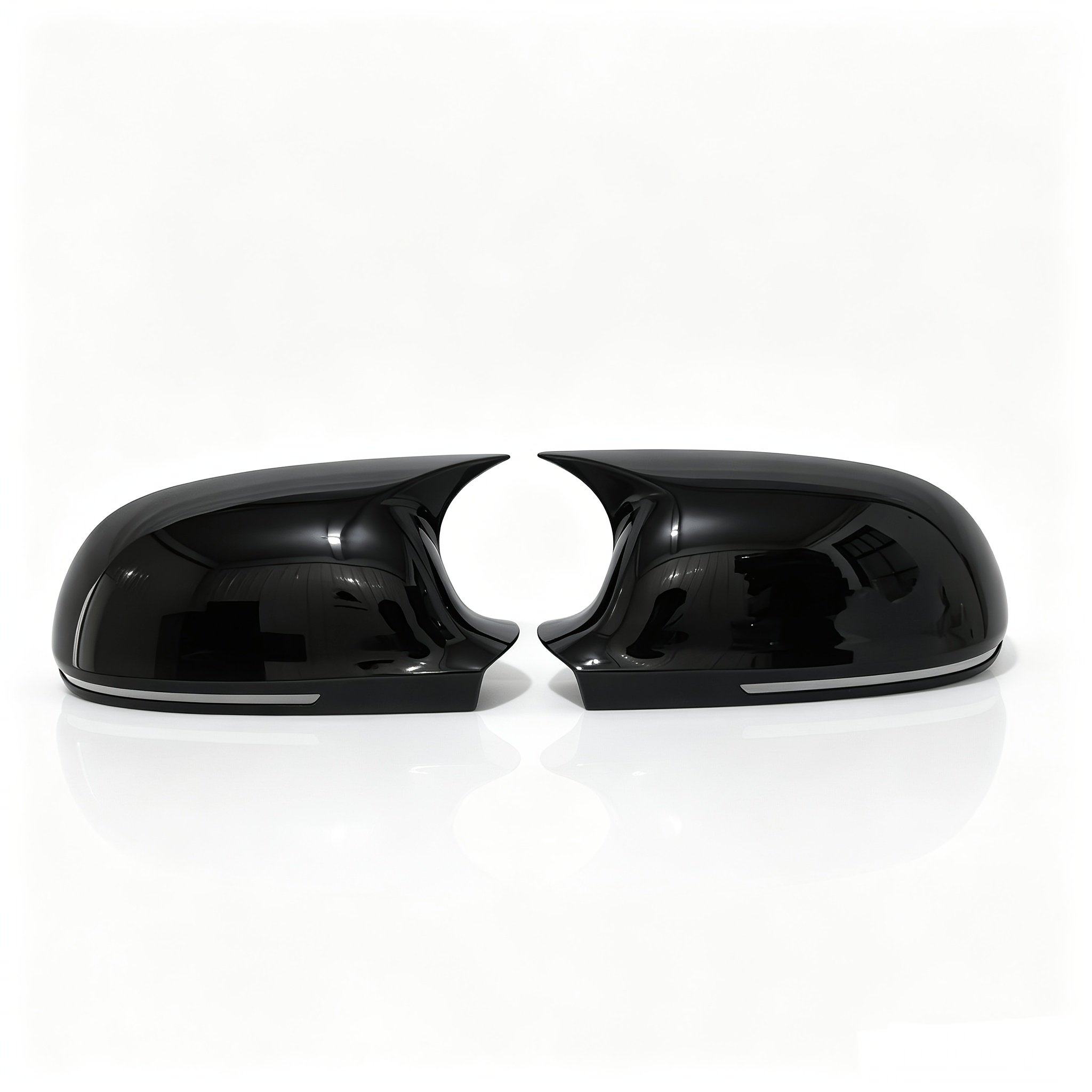 TEMU Pair Side Wing Mirror Cover For A4 S4 A5 S5 B8 8t 2009-2012 2010 Add-on Side Rearview Mirror Cap Cover Car Additions