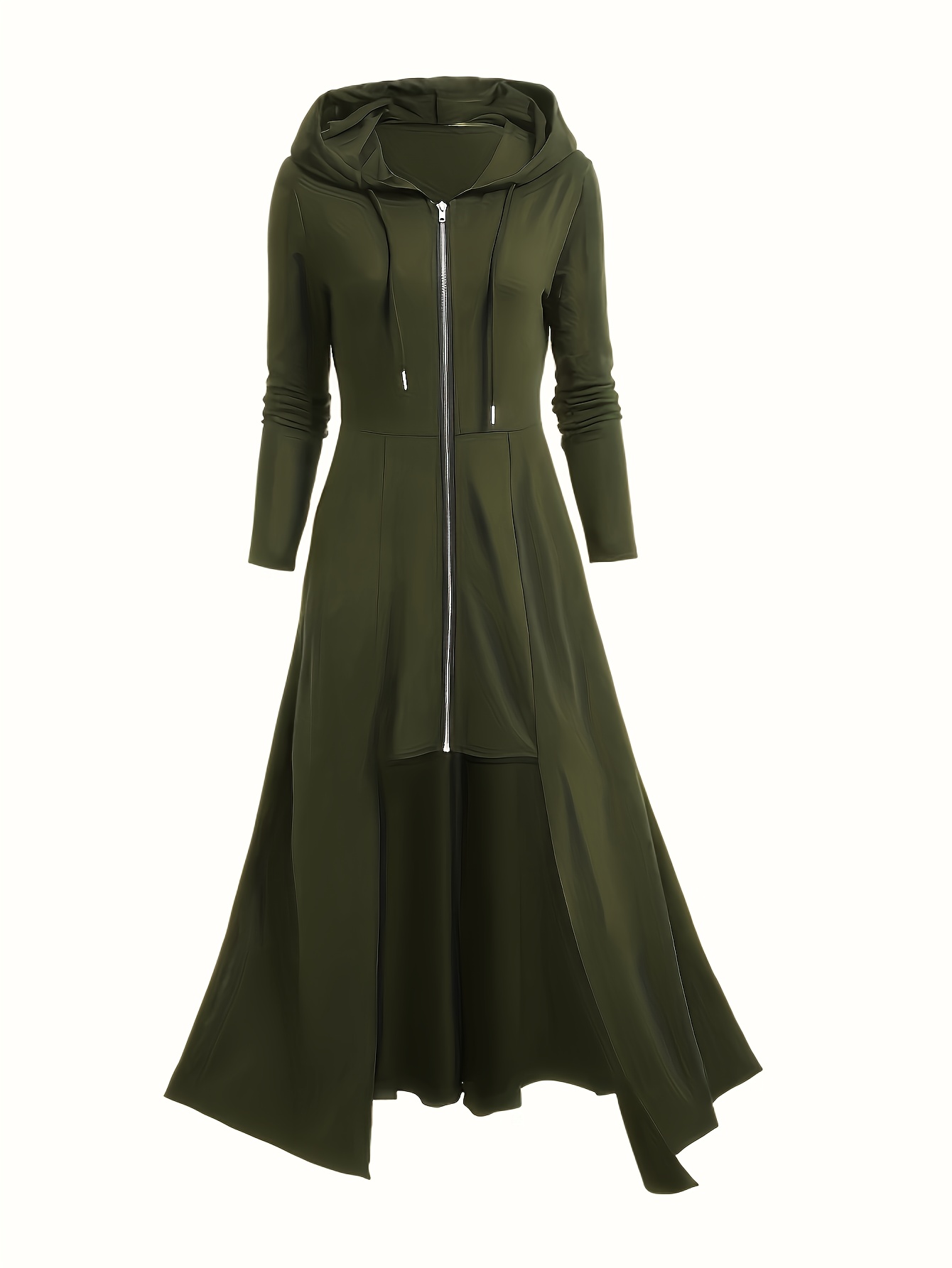 plus size womens gothic hooded coat long coat Temu United Kingdom