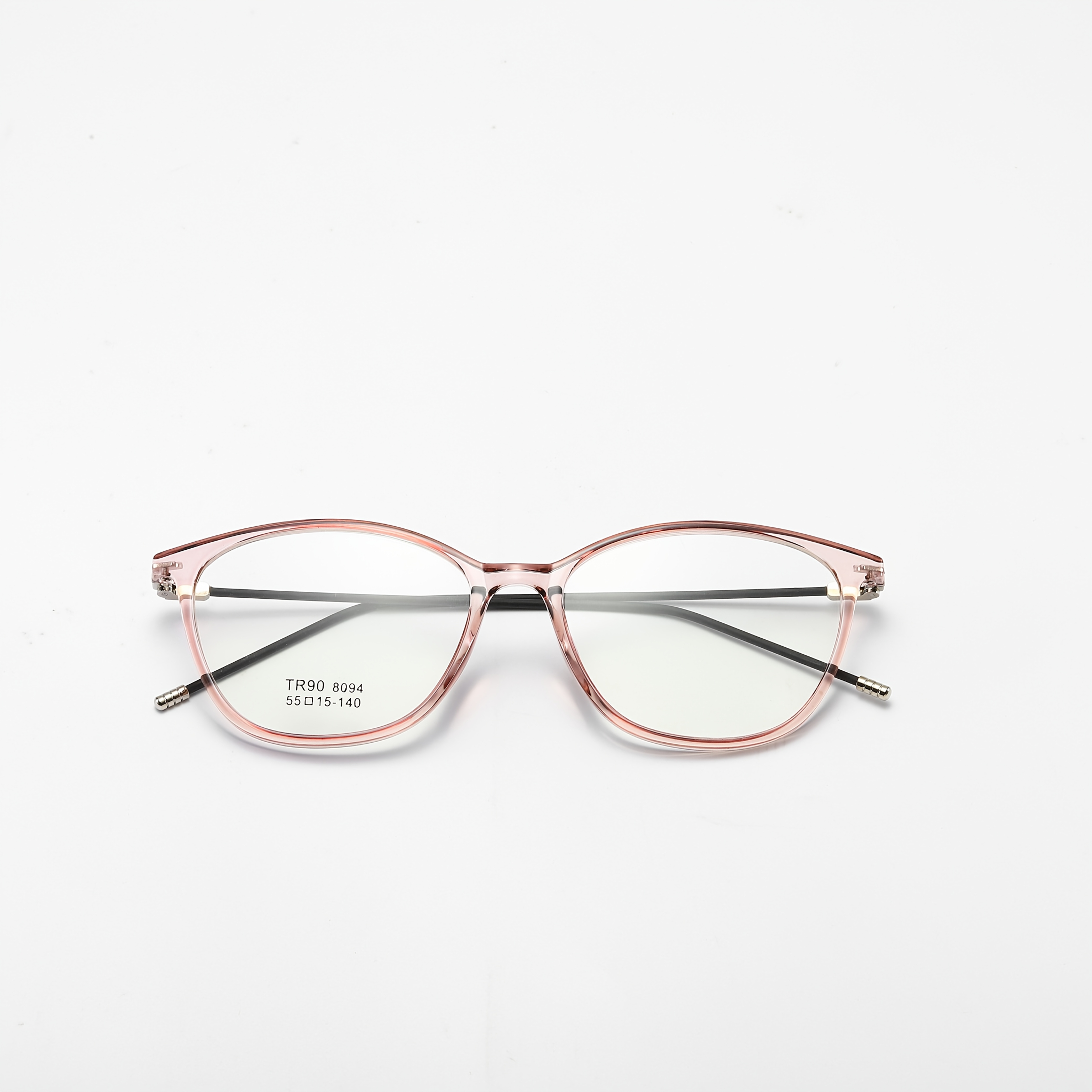 TEMU Transparent Cat-eye Korean Style Unisex
