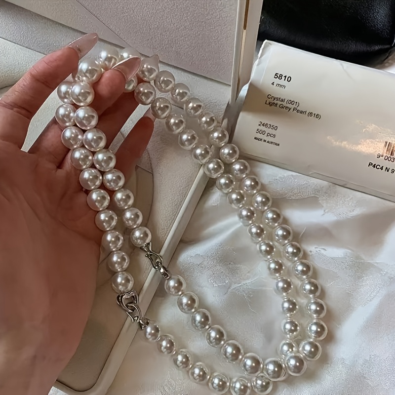 Freshwater Pearls Necklace Lightweight Collarbone Chain