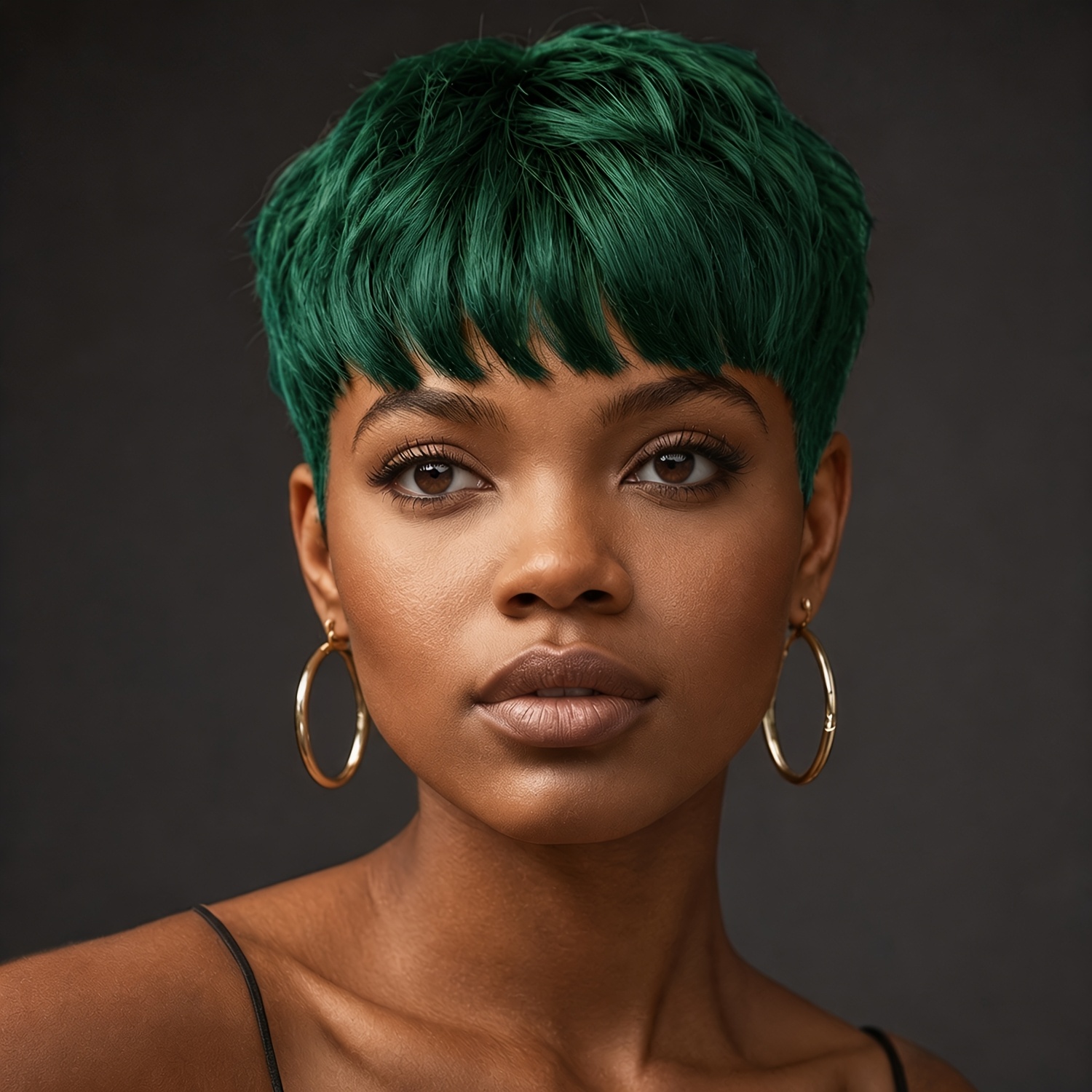 Women' Short Cut Wig With Bangs - Synthetic Body Wavy Hair, Look & , Comfortable For Daily Wear, Short Haircut Wig Suitable For Women