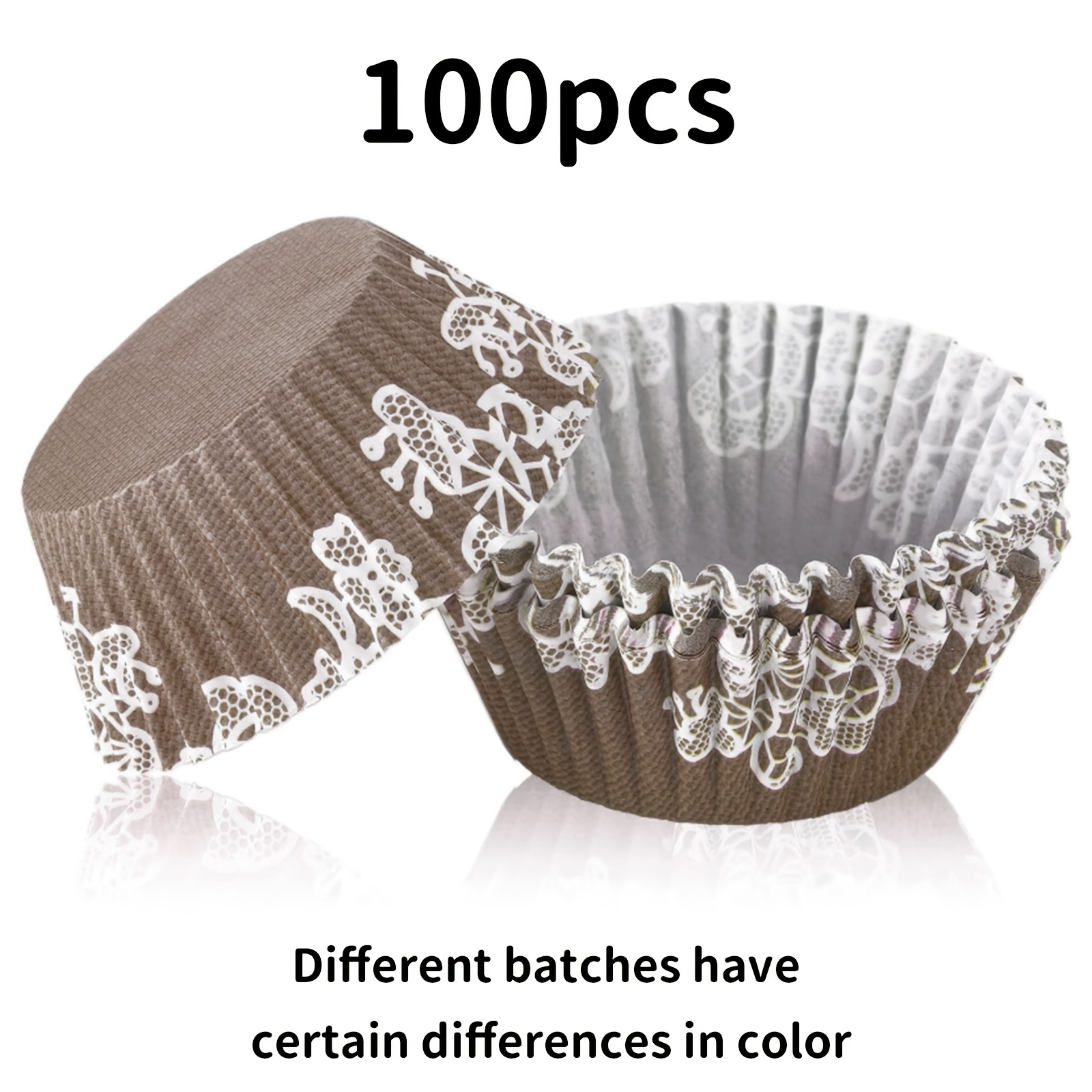 E-shop 100/200/300 Stück Valentinstag-Themen Runde 5*3cm Kuchenförmchen, Geeignet für Brot, Kuchen Eierkuchen, für Haushaltsküchen Restaurants,