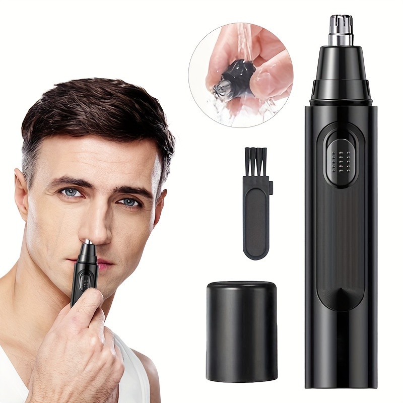 

Gertzy Portable Electric Nose & Ear Hair Trimmer - Battery-powered, Detachable Design For Men & Women - Ideal For Noses, Ears, Eyebrows & Facial Hair A Must-have Tool For A Polished Look