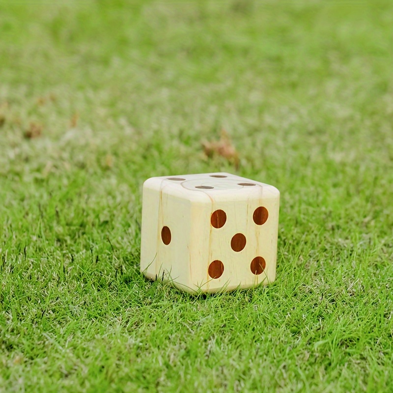 TEMU Gameland Large Dice Suitable For Board Games & Tabletop Rpgs - Wood Material, Rollable Die For, Role-playing Games, For & Classes