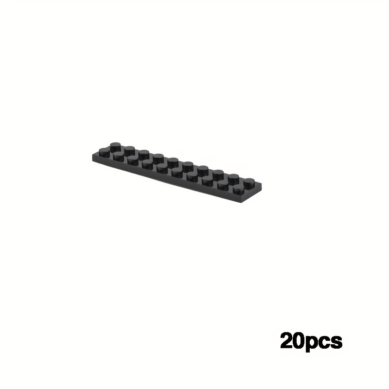 20pcs 3832 Small Building Blocks 2x10 Basic Bricks Short Plank Thin Board