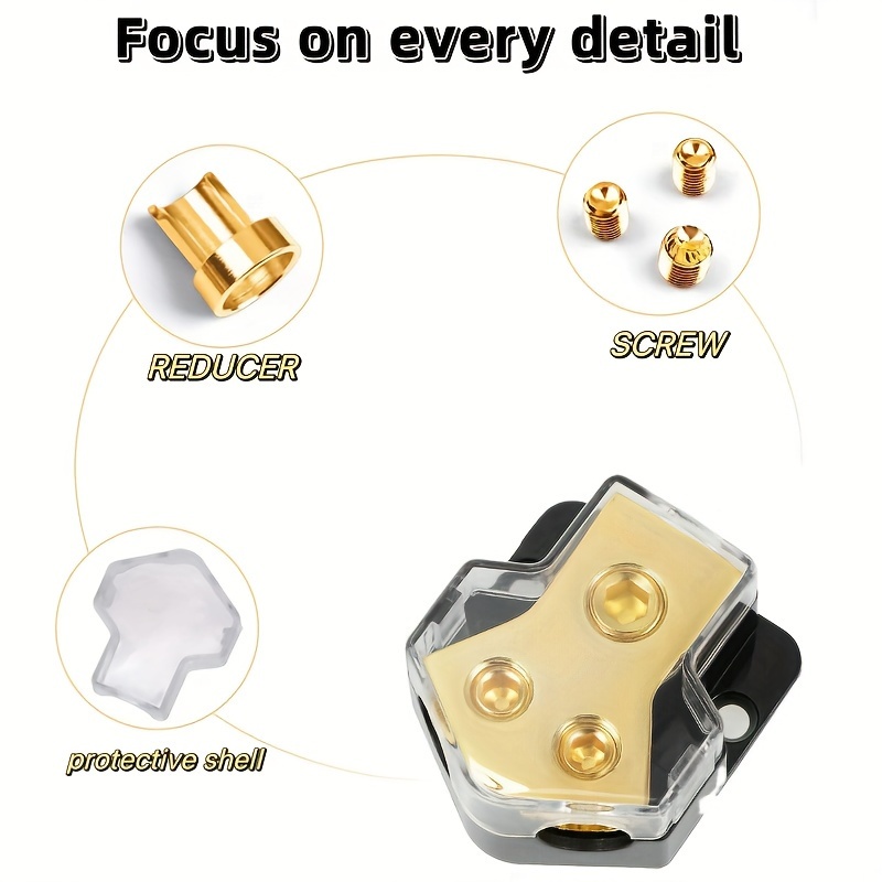 High Conductivity 2 Way Power Distribution Block Audio Temu