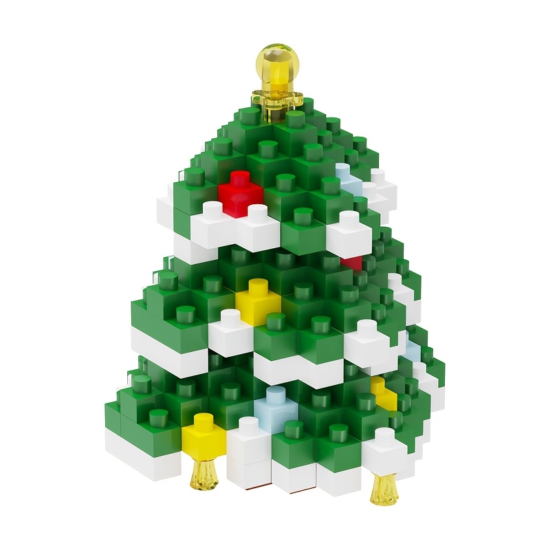 

Christmas Tree Building Blocks Set - Gift For , Abs Material, Stacking, New Year, Birthday, Best For Christmas