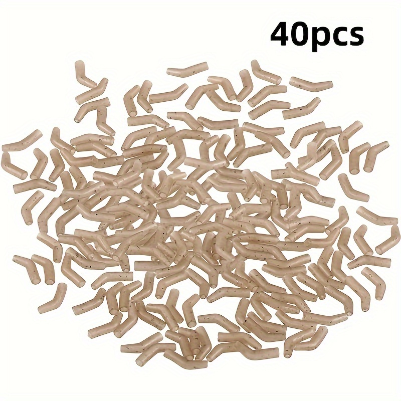 40pcs/60pcs Fishing Line For Preventing Hook Bends, Suitable For Carp Fishing Hair Rigs And Additions