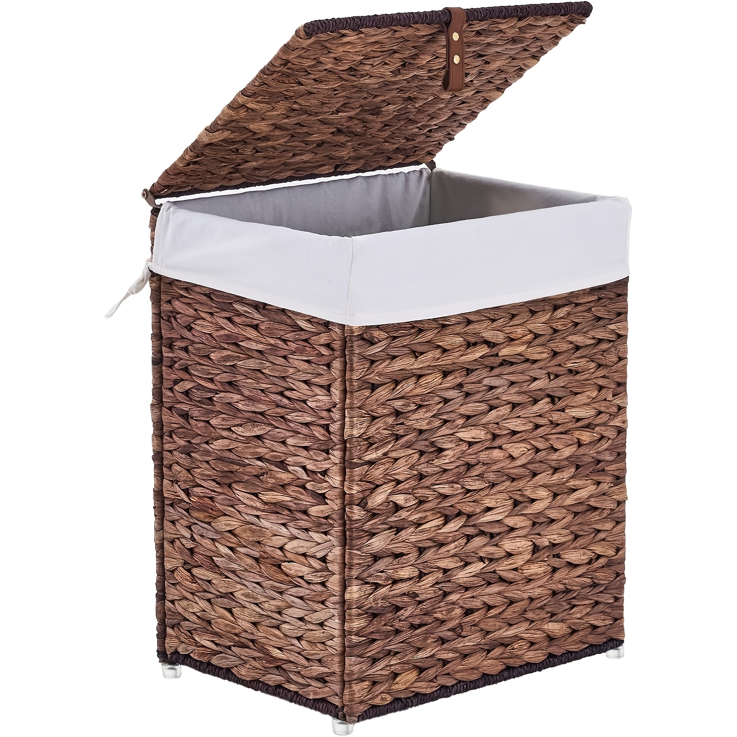 laundry basket wicker sold on Temu United States display picture 1