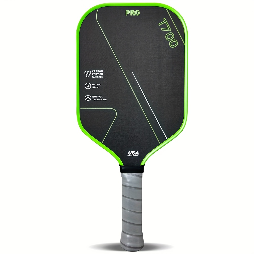 

Carbon Fiber Premium Pickleball Paddle Racket Honeycomb - Power & Control-friction High