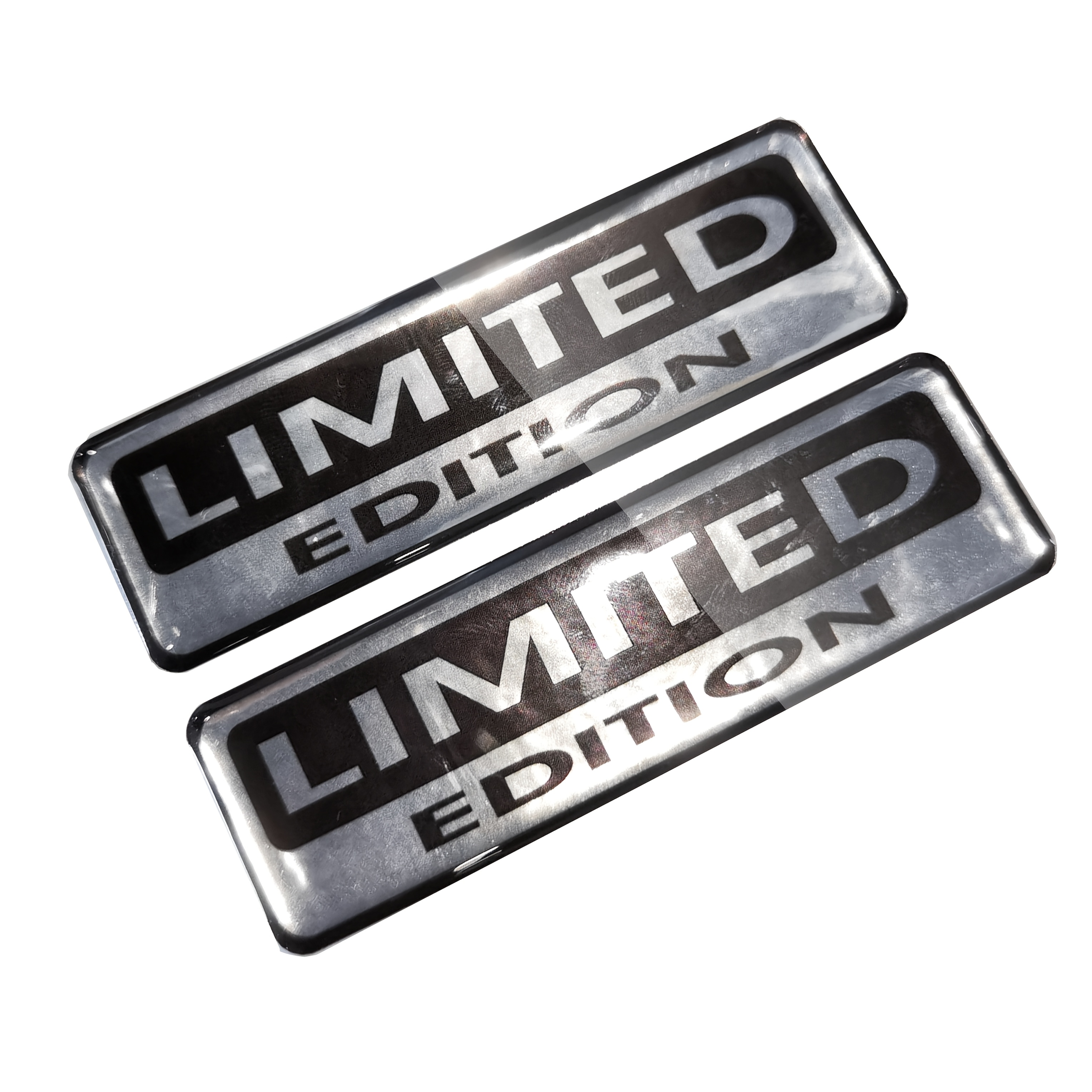 Image of 2pcs Edition Sticker Emblem Badge Edition Decoration Car Additions Italian For Motorcycle Car Bike Truck Skateboard