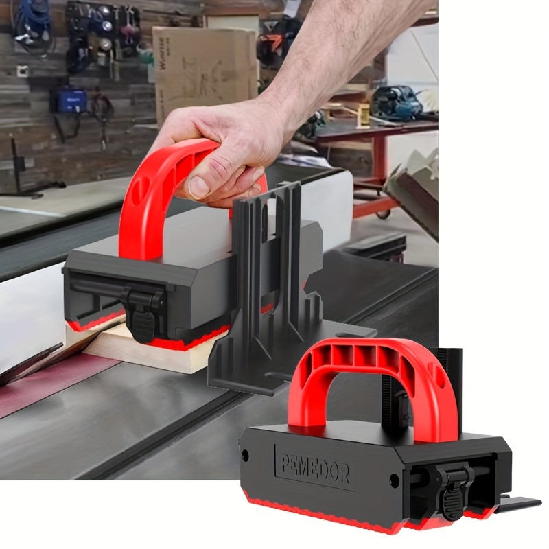 

Pemedor Desktop Saw Push Tool Set - Push Kit In Black/red, Abs Material, For Desktop , Routers, Band & Jointing Machines, Easy To , Ideal For Woodworking Projects, For Professional & Diy Users