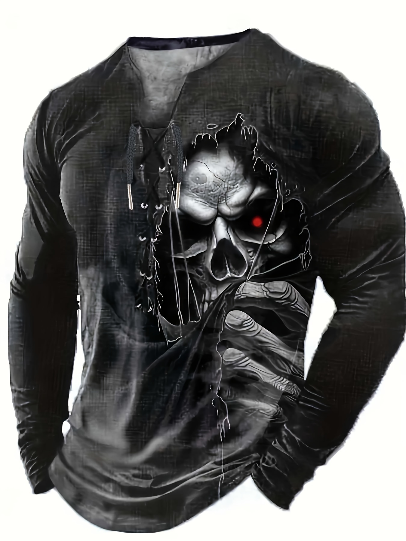 SDL Uomo Halloween Gotico Top con ragnatela libero Taglia 0751
