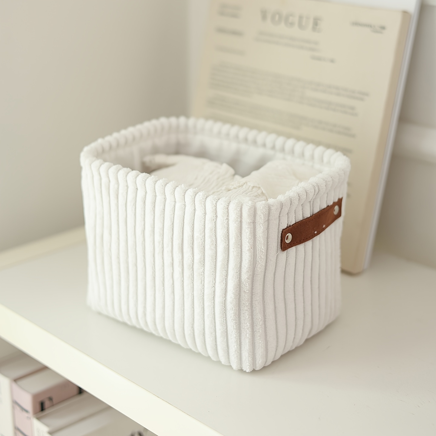 TEMU 1 pieza Cesta de almacenamiento bohemia con , con forma de -, adecuada para snacks, organizadora de cosméticos, cesta para habitación,