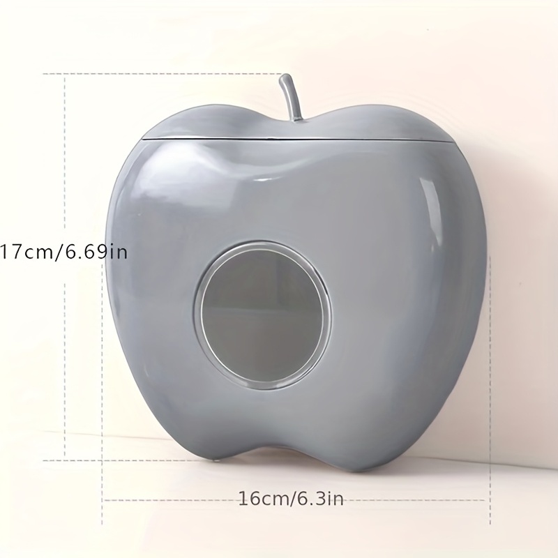 TEMU Plastic Wrap Storage Box, Wall-mounted Dustproof Organizer For Cling Film, Plastic Wrap Holder.