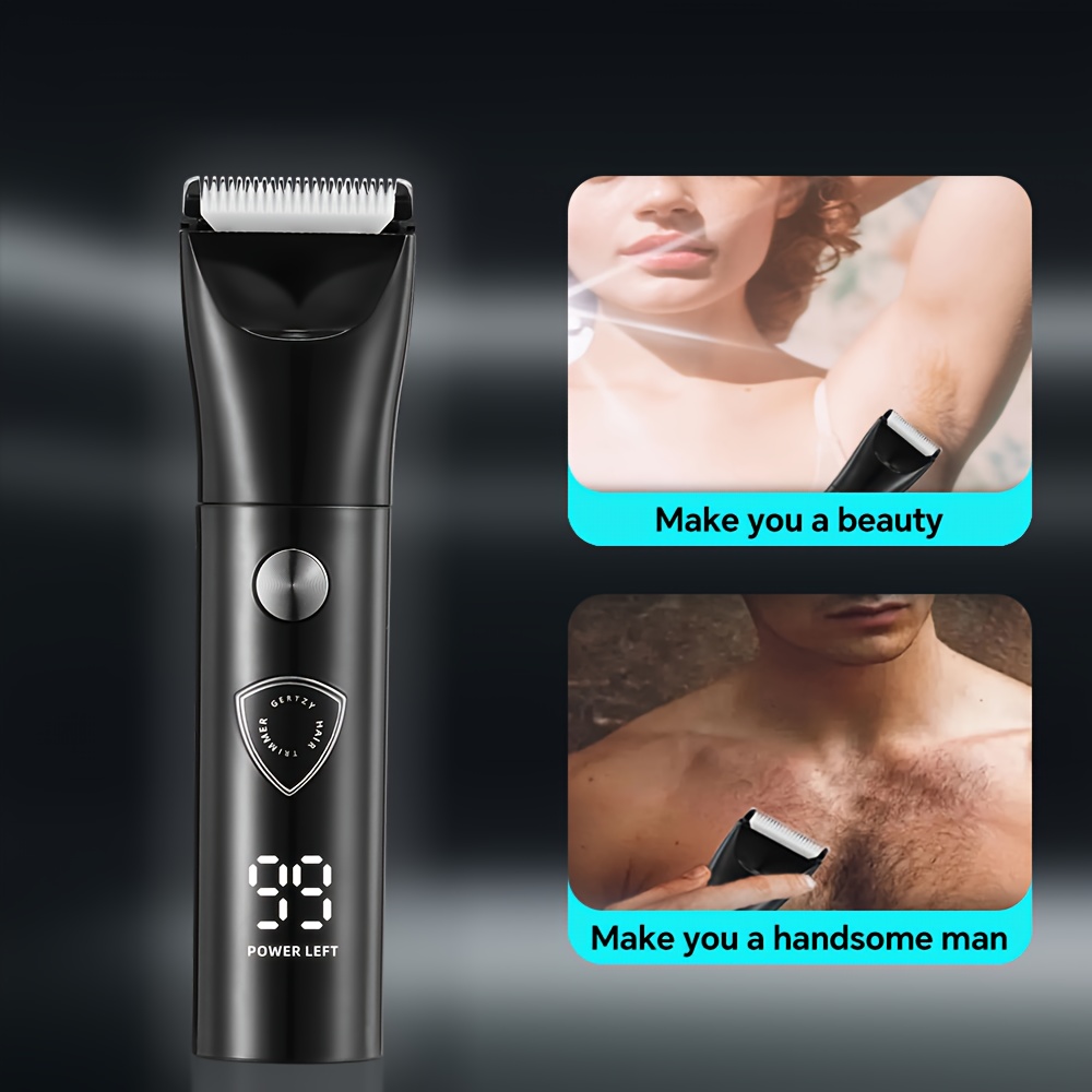   professional mens body hair trimmer groin and body trimmer with built in usb charging port multifunctional trimmer essential for home and travel and   a   for fathers day gifts Product details 2