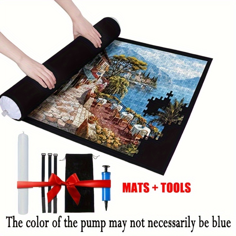 Puzzles Pad Jigsaw Roll Felt Mat Playmat Puzzles Blanket For Up To 1500 Pcs Puzzle  Accessories New Portable Travel Storage Bag - AliExpress