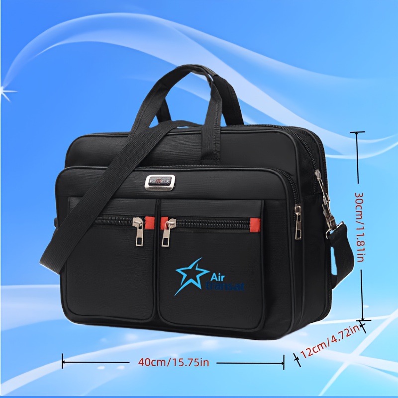TEMU Air Unisex New Daily Detachable Adjustable Strap Black Simple Casual Sports Outdoor Travel Cycling Hiking Fashion Lightweight Shoulder Bag
