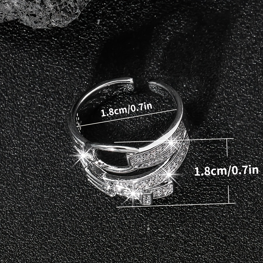 Bold Circle Belt Buckle Open Ring