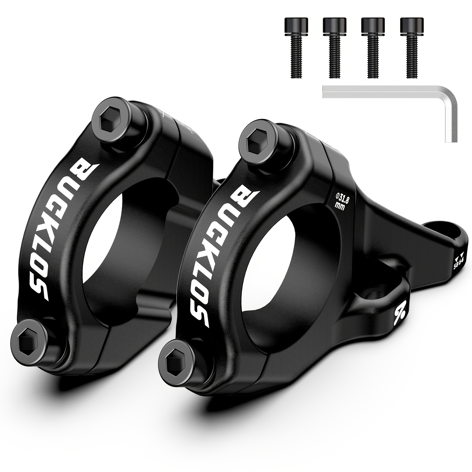 TEMU BUCKLOS Taladro Directo para Manillar de Bicicleta de Montaña 31.8Mm/ , 2 Unidades, Ligeras, Divididas