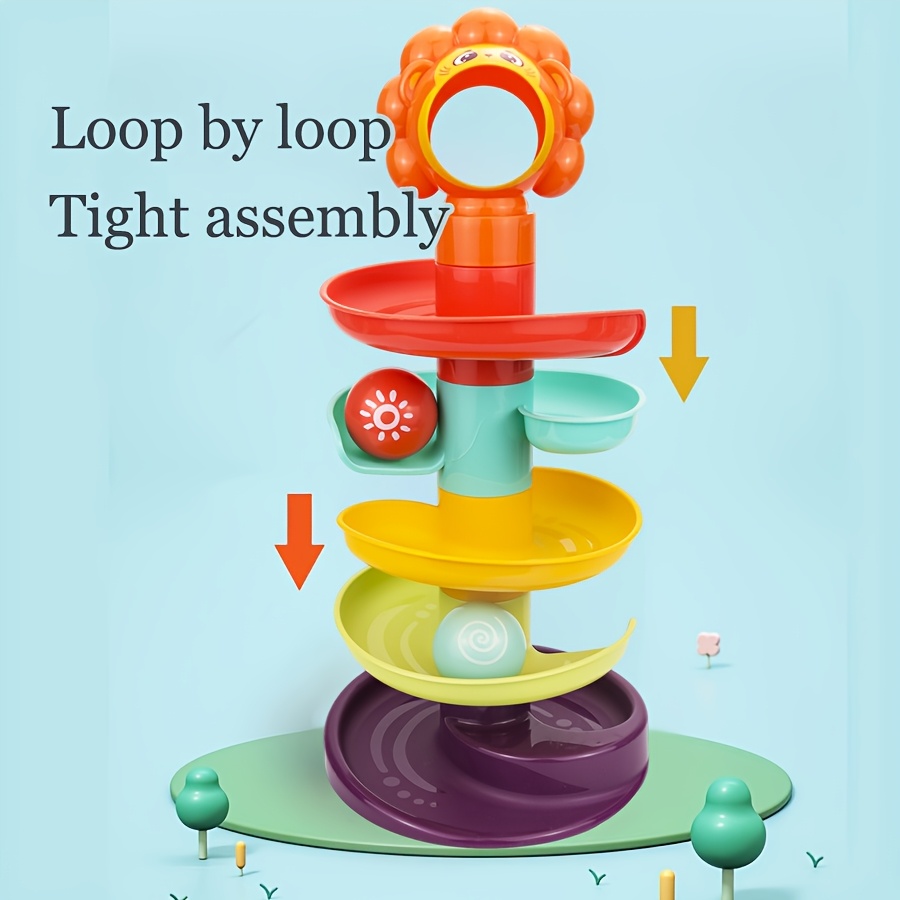 Educational Fun Track Ball Tower, Rolling Ball Spinning Toy